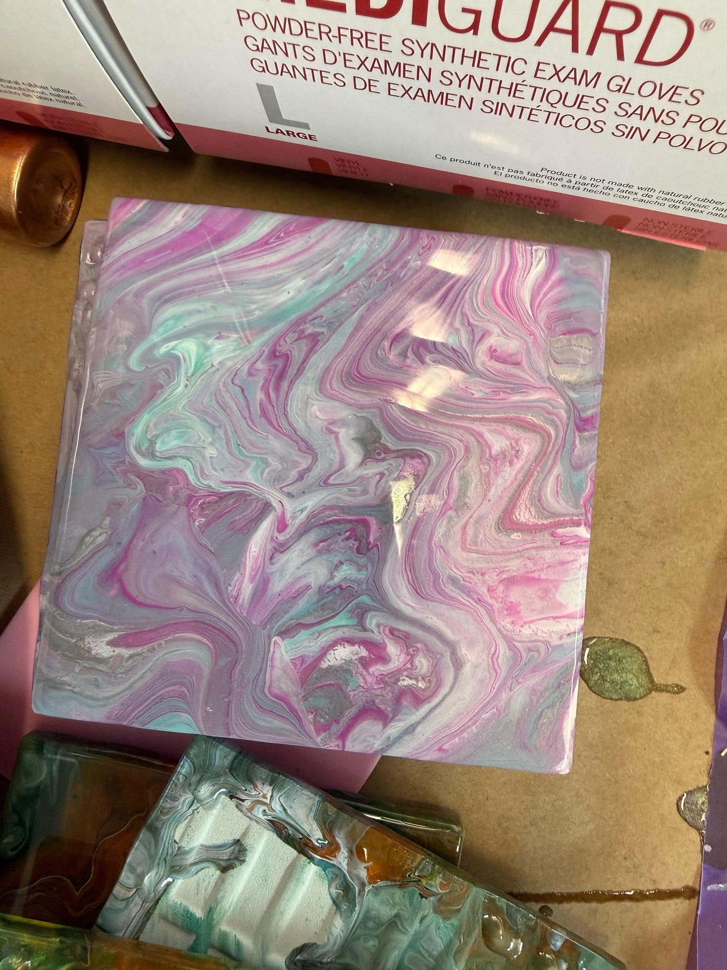 Pastel Dream Marbled Artisan Coaster