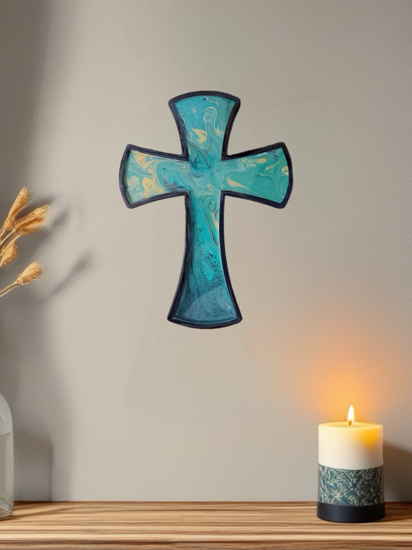 The Caribbean Drift Artisan 9-inch Wall Cross