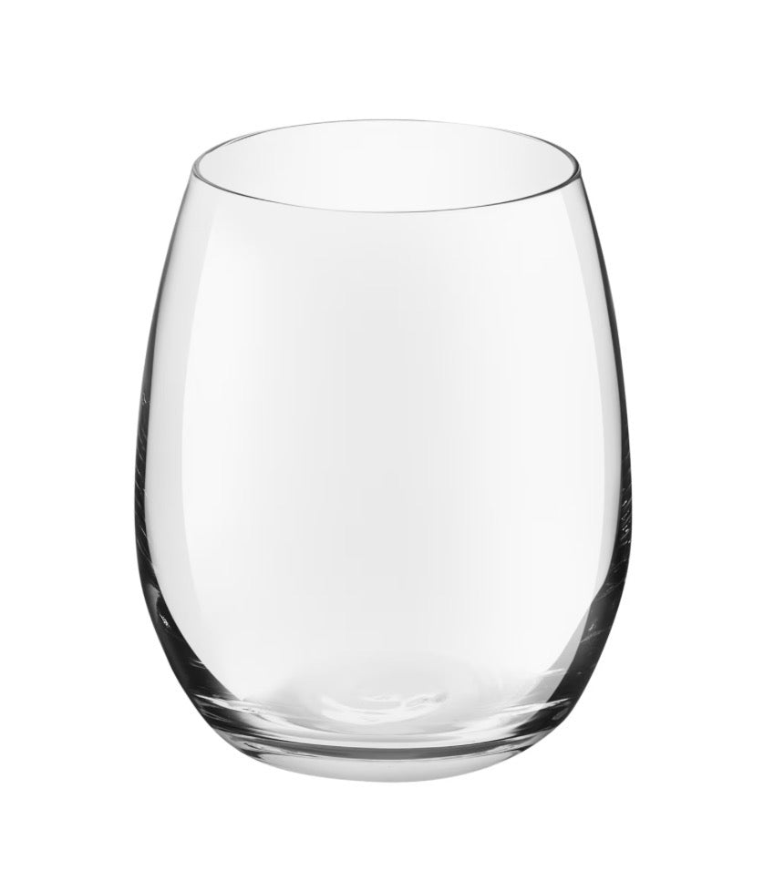 Custom Stemless Wine Glass