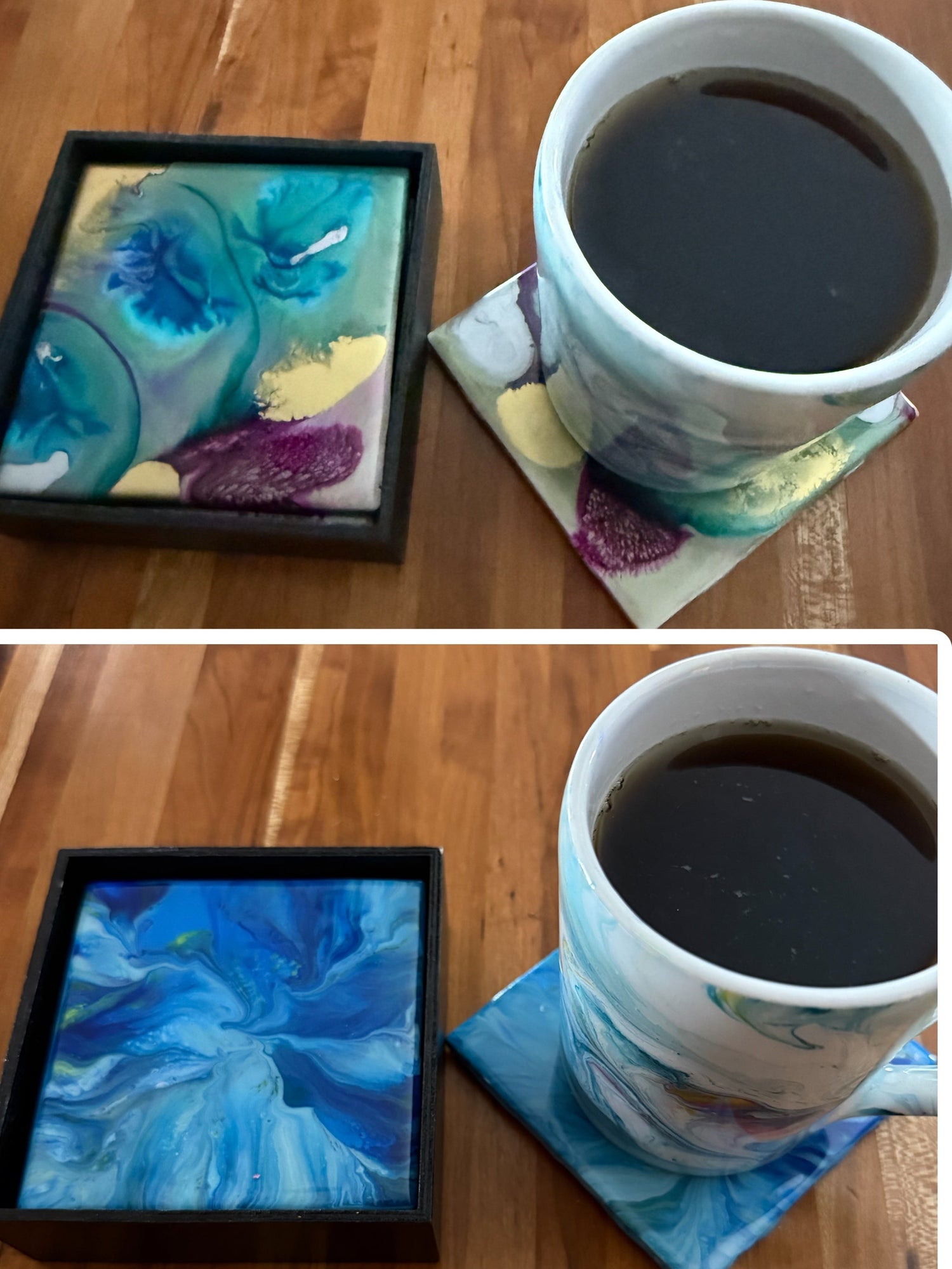 Hand Painted Coaster Sets