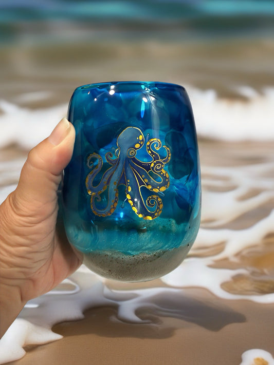 Deep Sea Odyssey Stemless Wine Glass