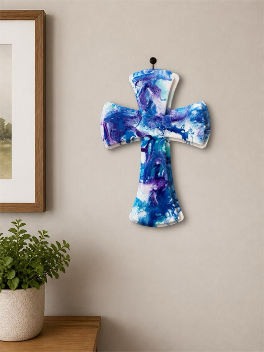 Celestial Grace 12-Inch Wood Cross