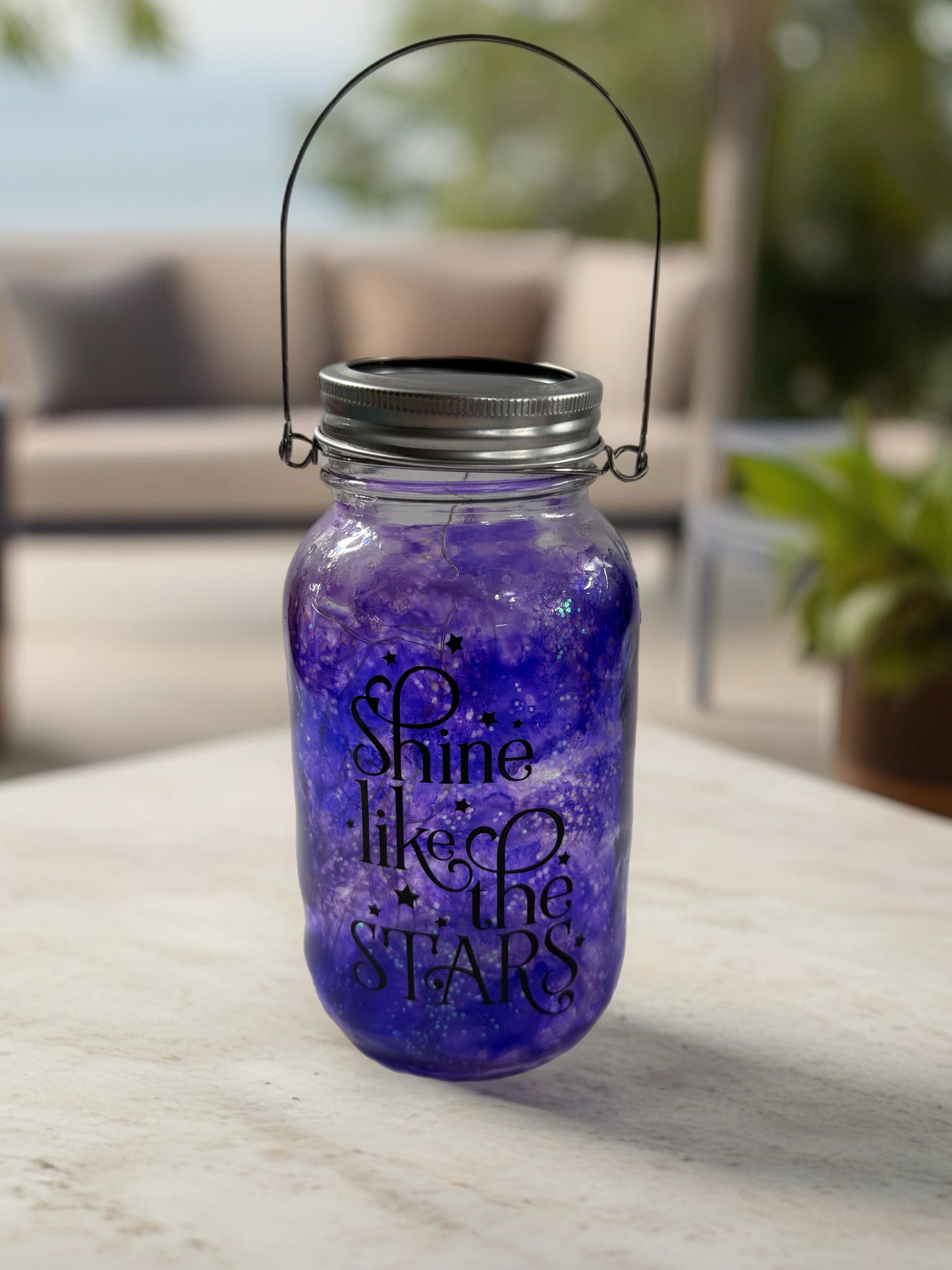 Cosmic Nebula "Shine Like the Stars" Solar Lantern