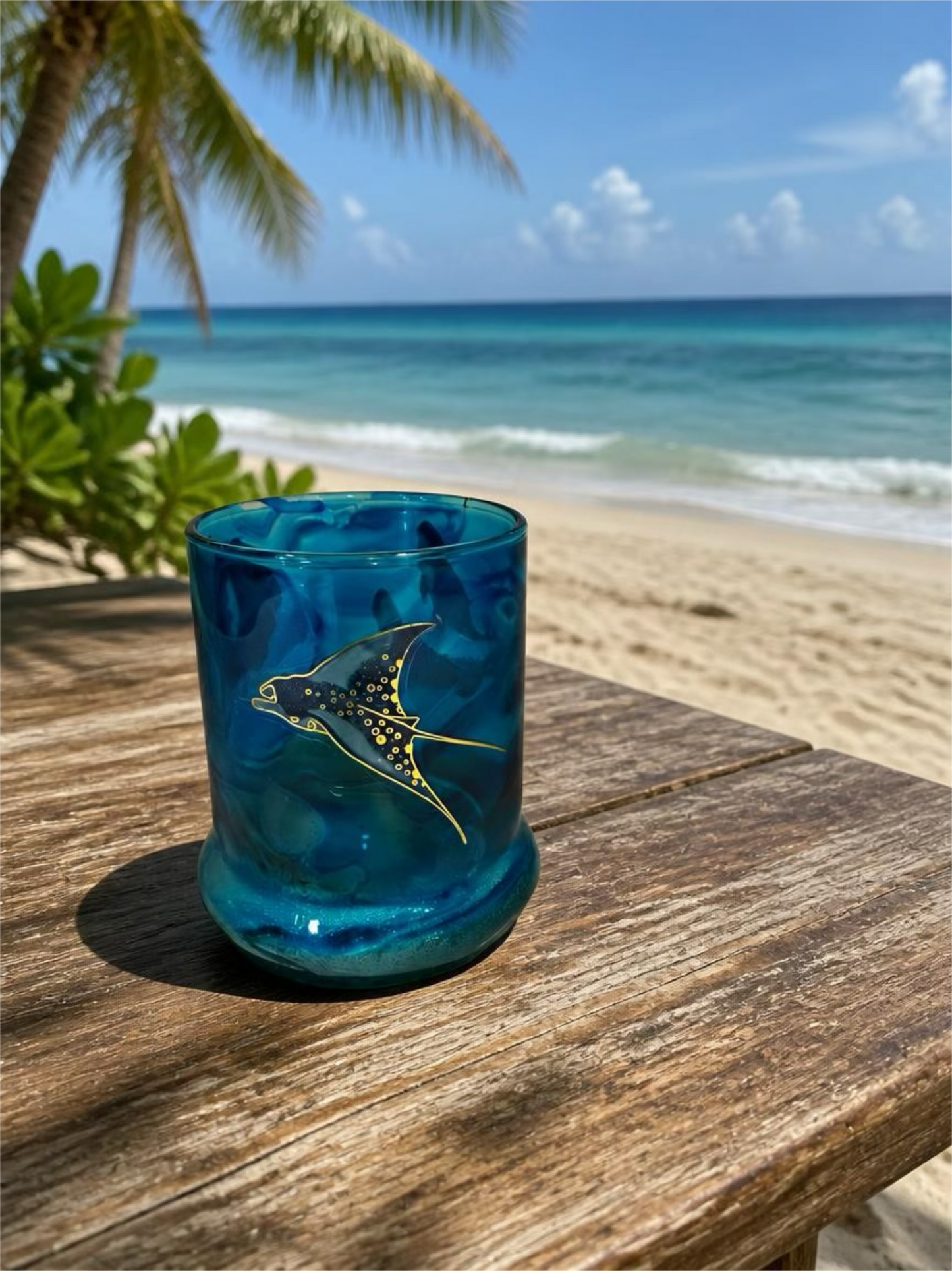 Under the Sea Celestial Whiskey Glass
