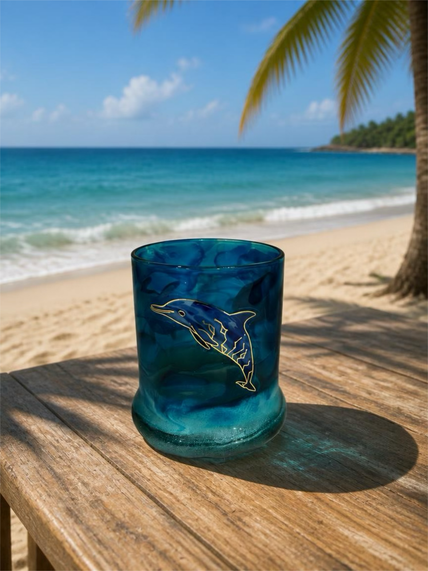 Deep Sea Celestial Whiskey Glass