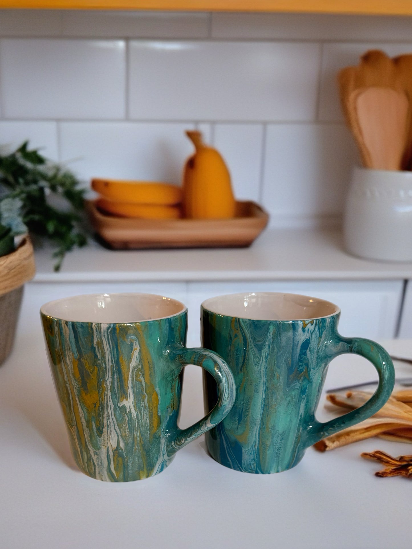Golden Lagoon Artisan Mug