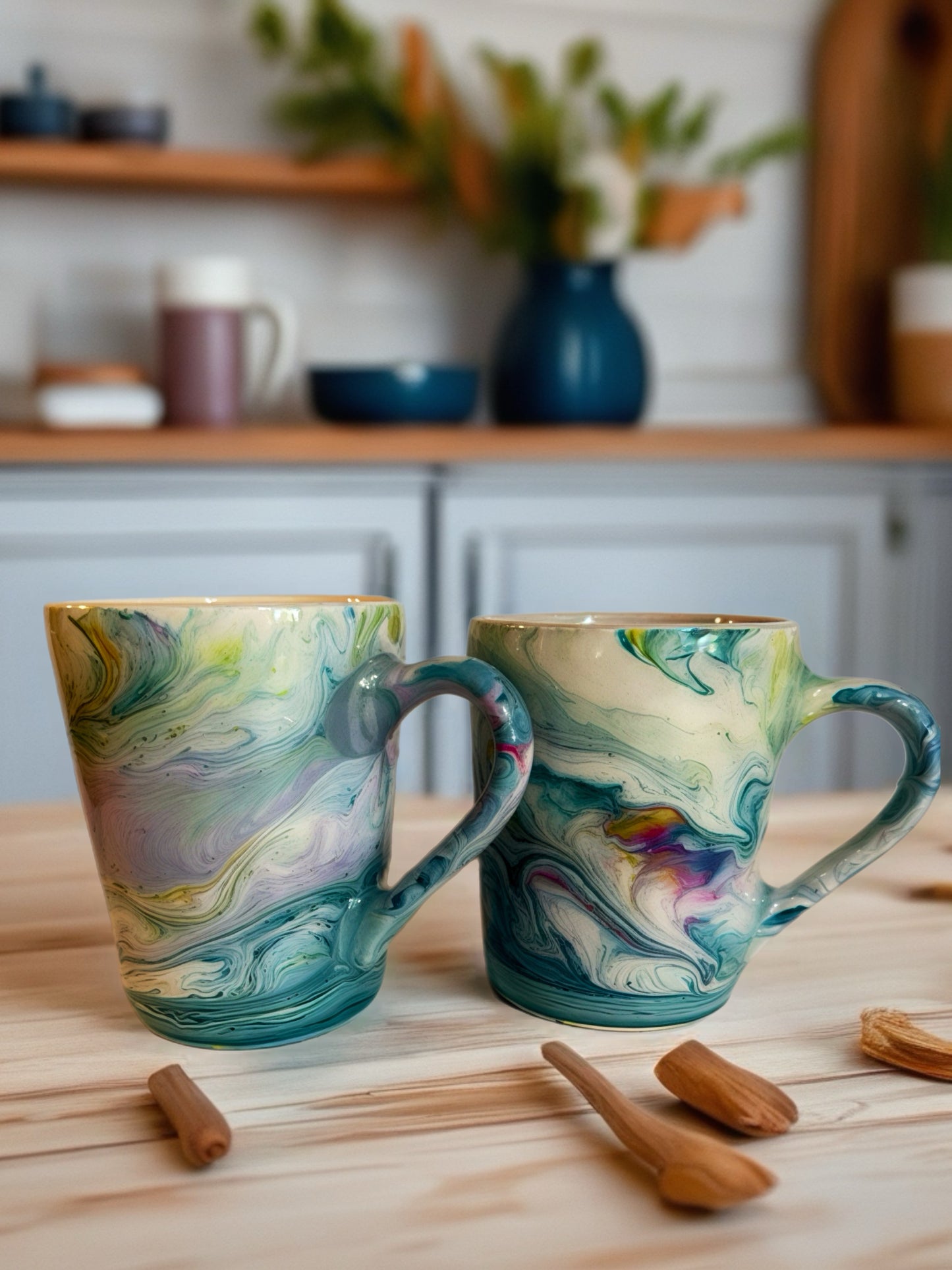 Sea Glass Swirl Mug
