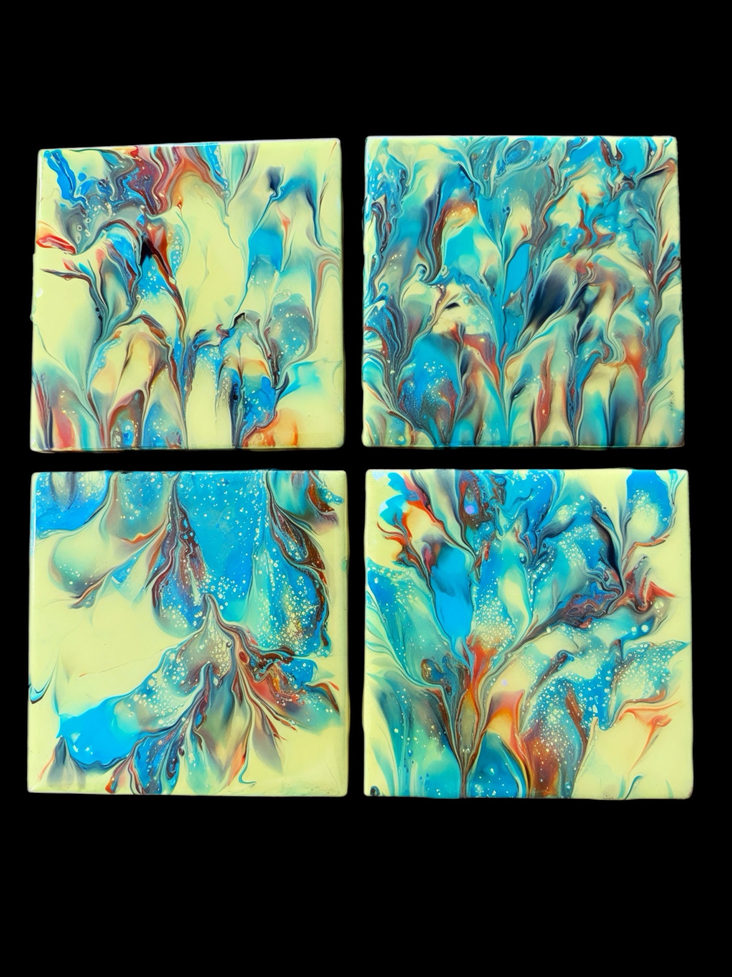 The Tropical Reef Artisan Coaster Set