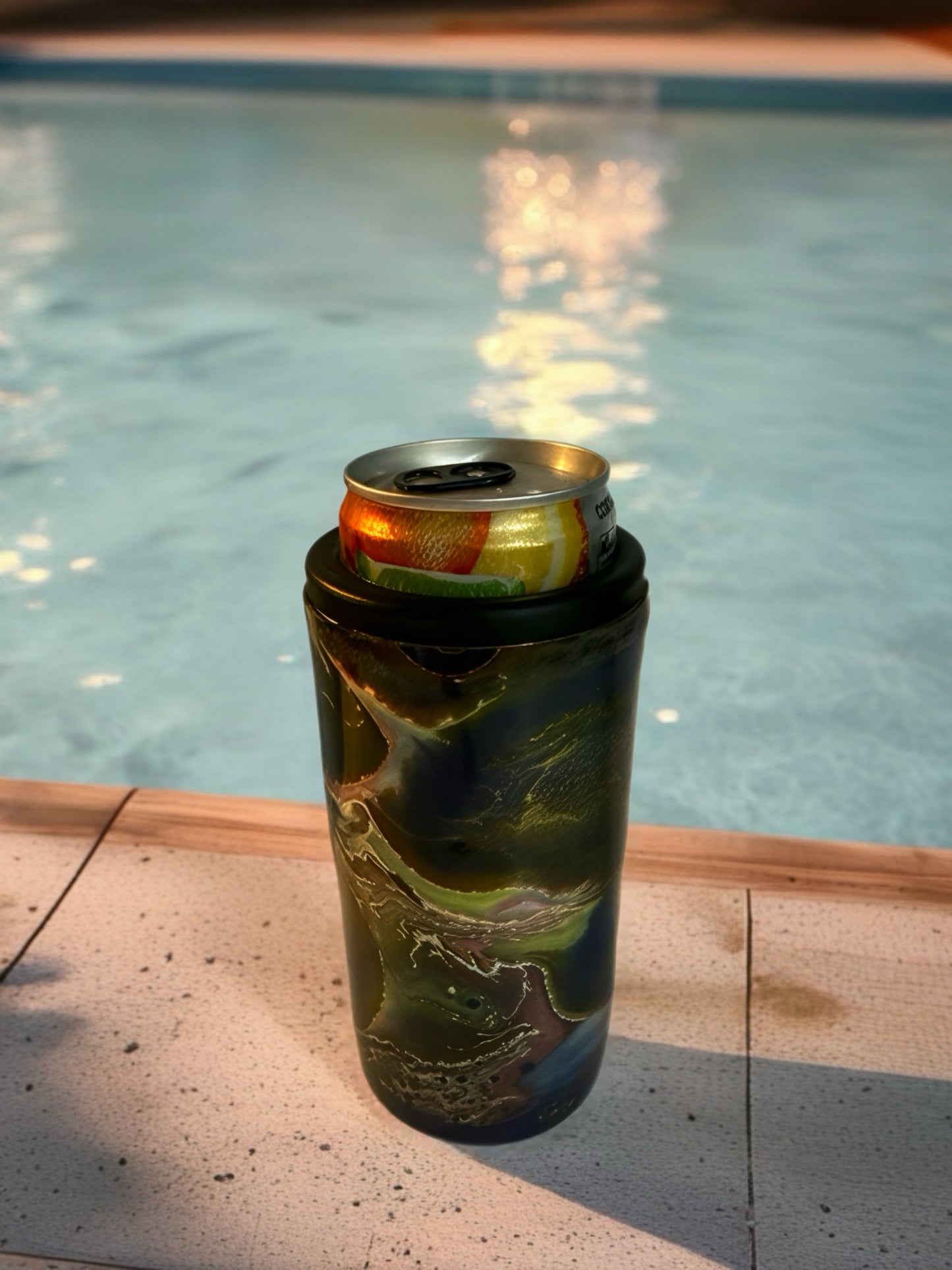 "Midnight Galaxy" Handcrafted Artisan Tiki Torch