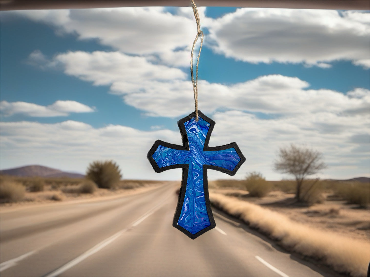 Ocean Tide 5-Inch Wood Cross