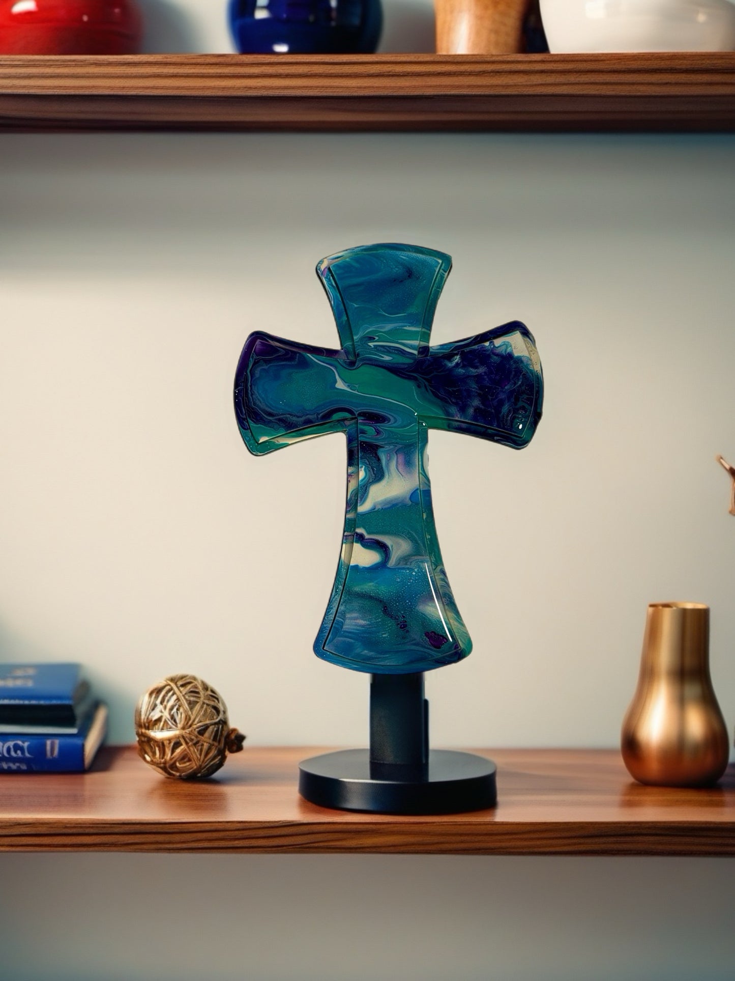 Ocean Blessing 12 inch Wall Cross