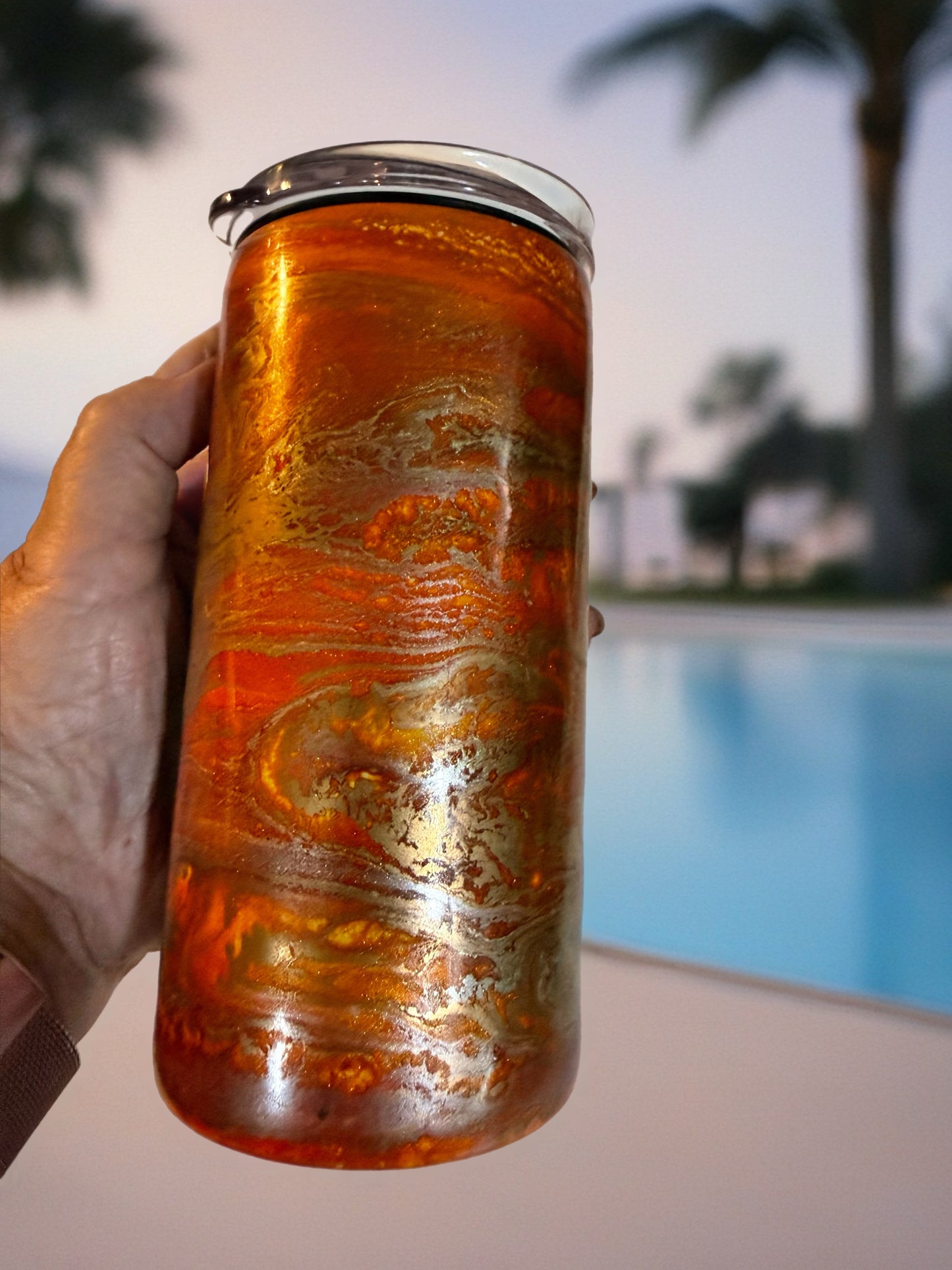"Copper Canyon" Handcrafted Artisan Tiki Torch