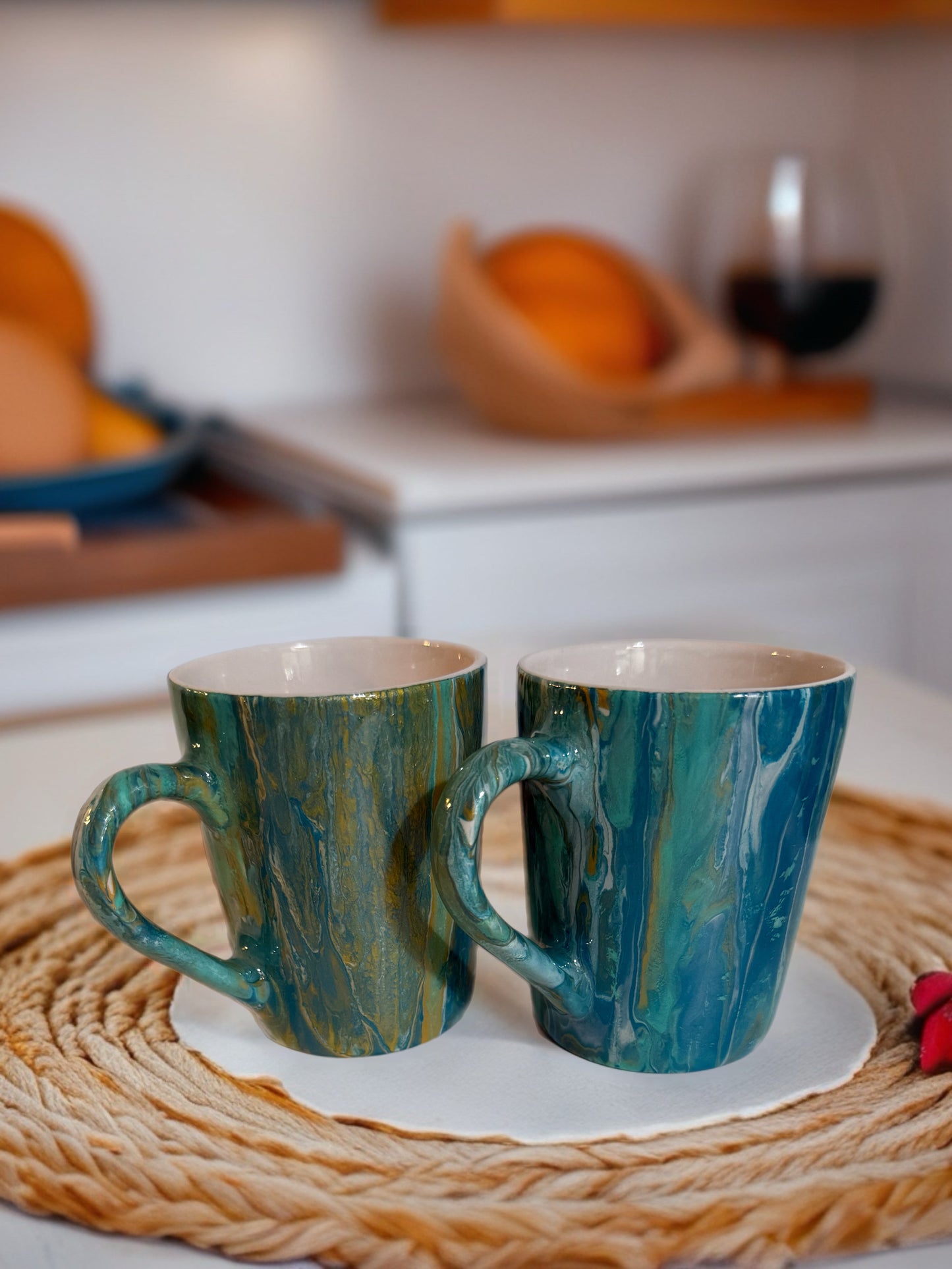Golden Lagoon Artisan Mug