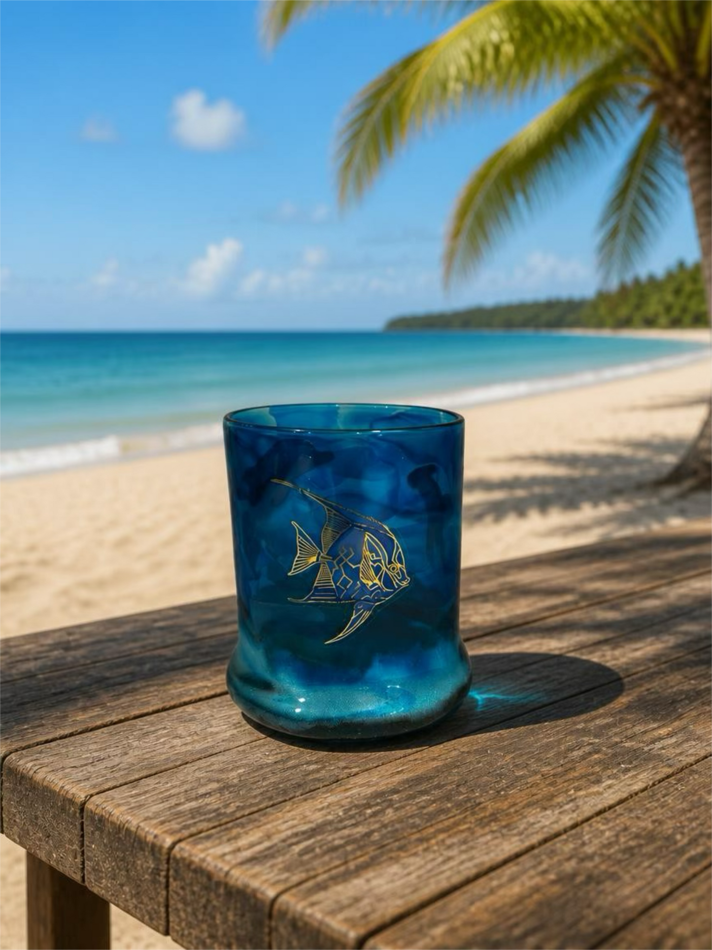Deep Sea Celestial Whiskey Glass