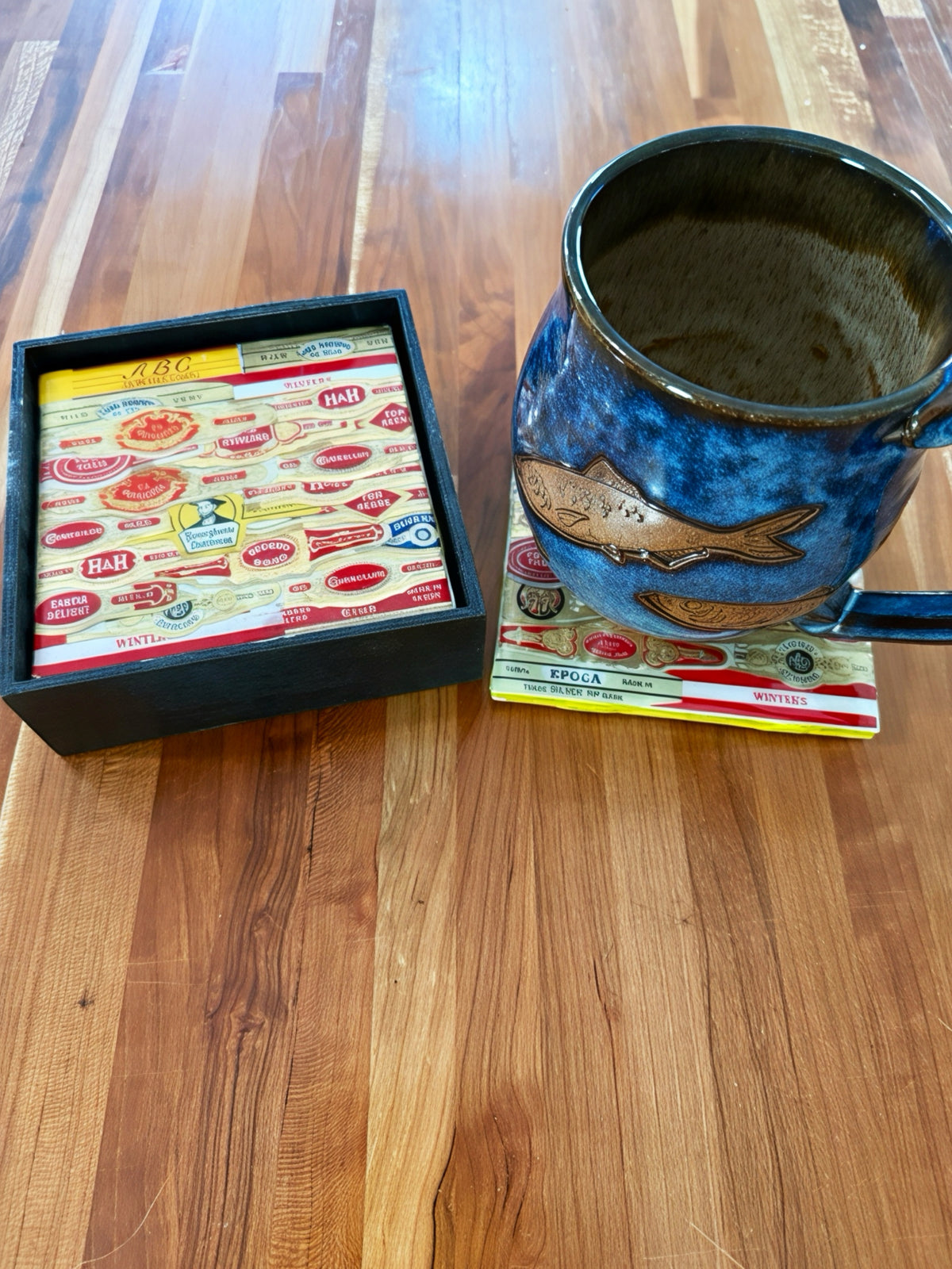 Cigar band coasters