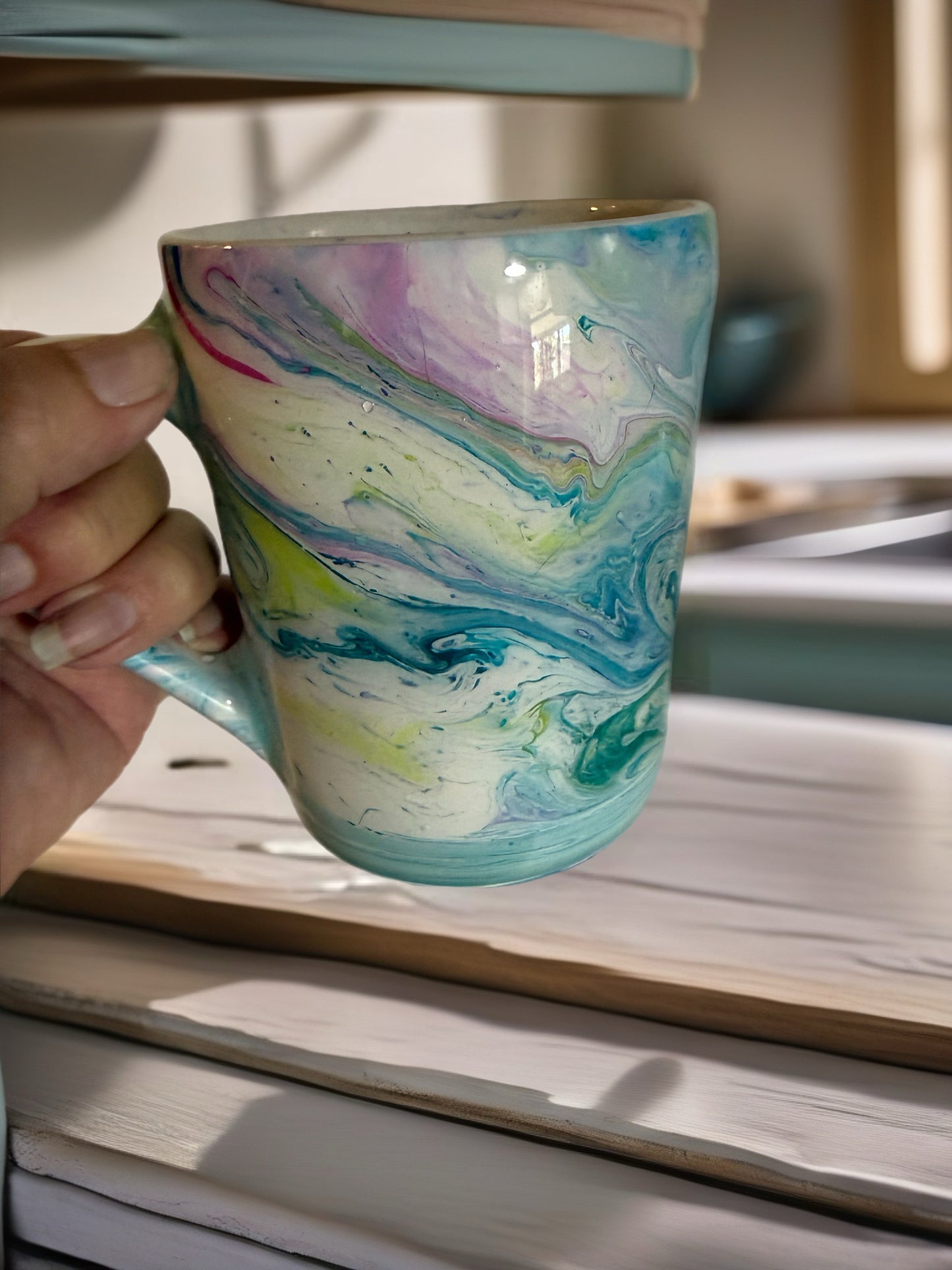 Sea Glass Swirl Mug