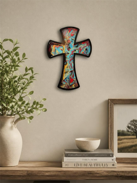 Harvest Ember 12 inch Wall Cross