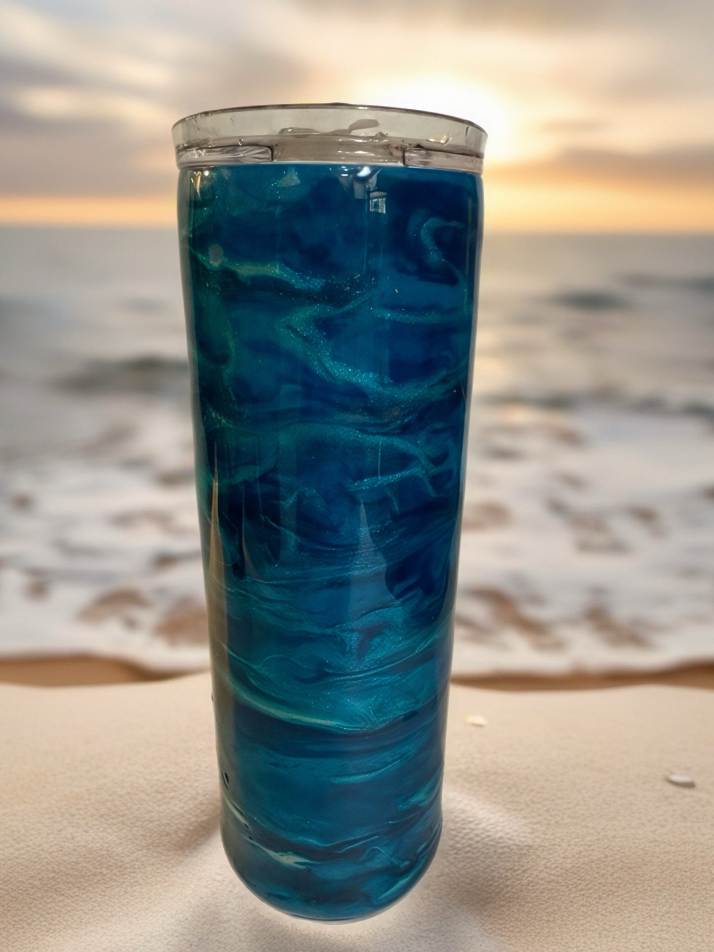 "Cruising Together" Iridescent Deep Sea Tumbler
