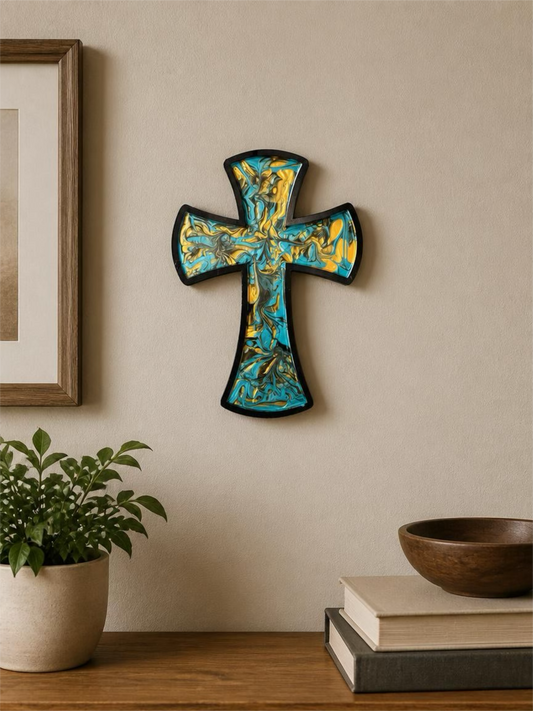 Golden Grove 12 inch Wall Cross