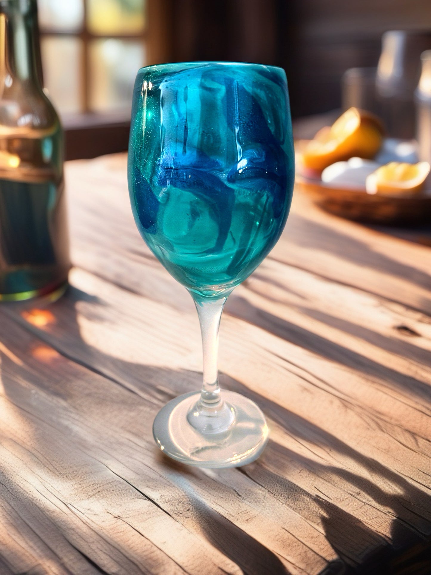 Turquoise Tide Hand‑Crafted Wine Gift Set