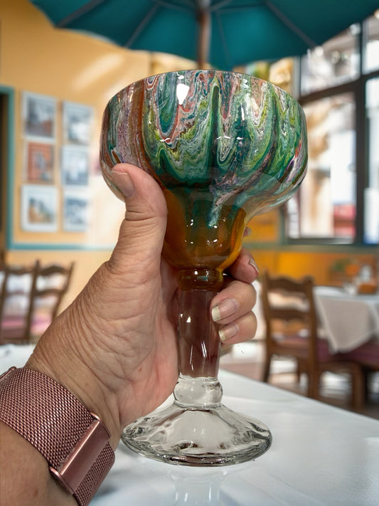 The Terra-Fusion Artisan Margarita Glass