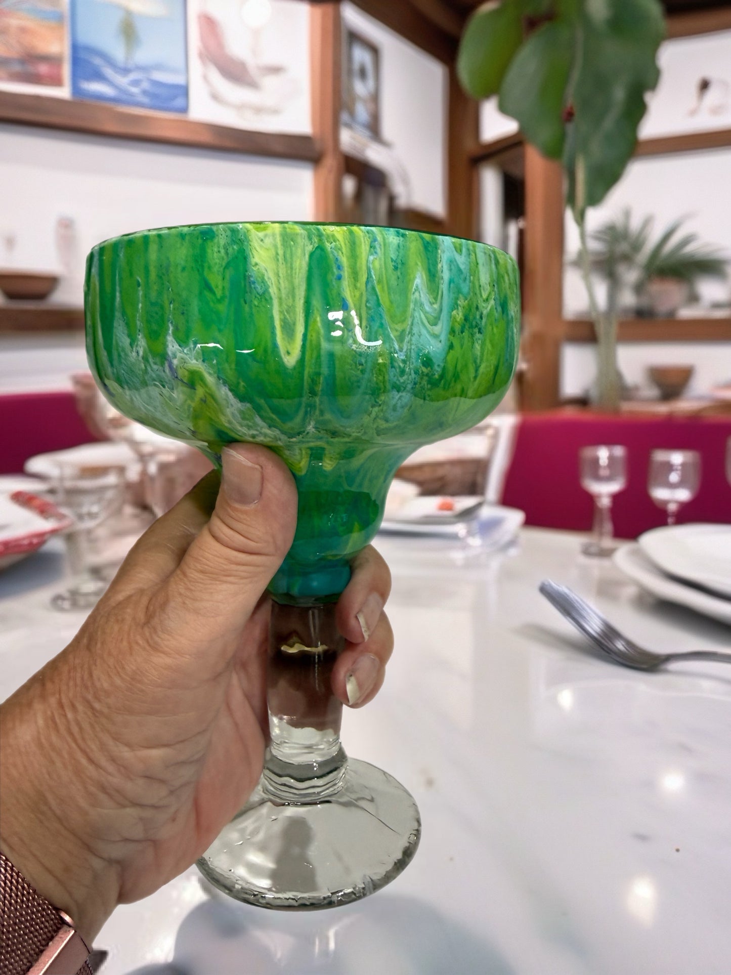 The Agave Mist Artisan Margarita Glass
