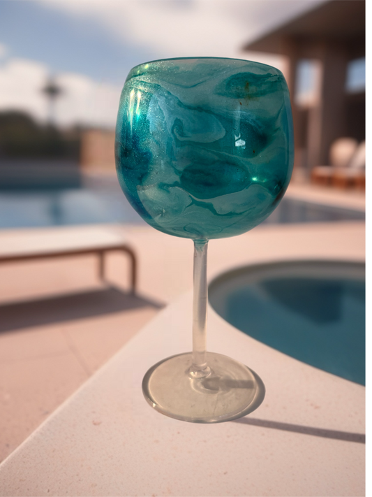 Custom Acrylic Wine Glass with Stem