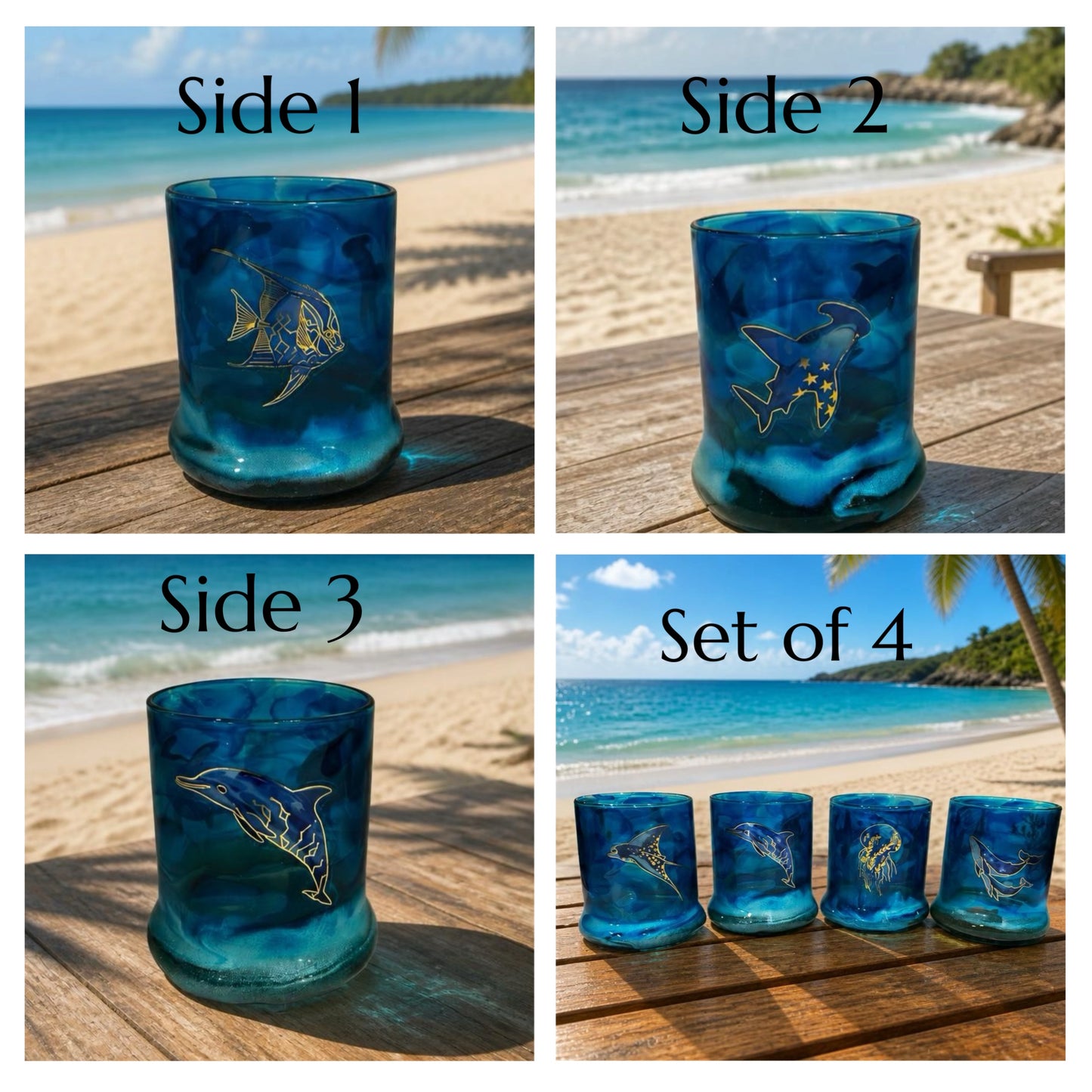 Deep Sea Celestial Whiskey Glass