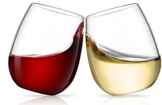 Custom Acrylic Stemless Wine Glass