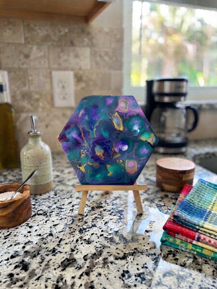 Mystic Forest 9-Inch Octagon Trivet